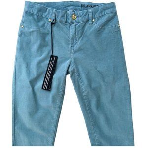 BLANKNYC Denim Blue Womens Velvet Velveteen Super Skinny Pants